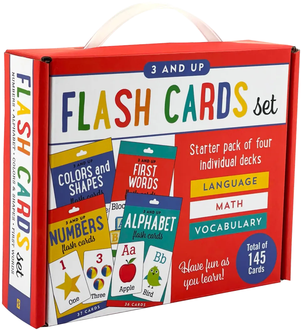 Peter Pauper Press Flash Cards læringskort 4-pakning 145 kort