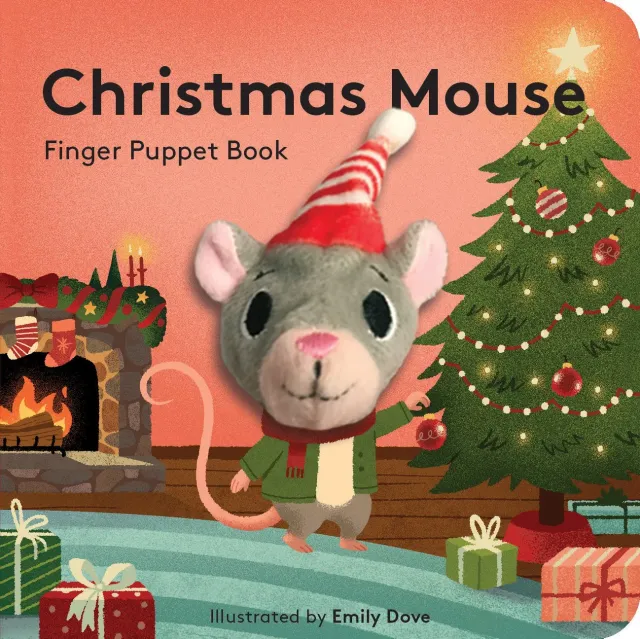 Abrams and Chronicle Christmas Mouse pekebok jul med fingerdukke