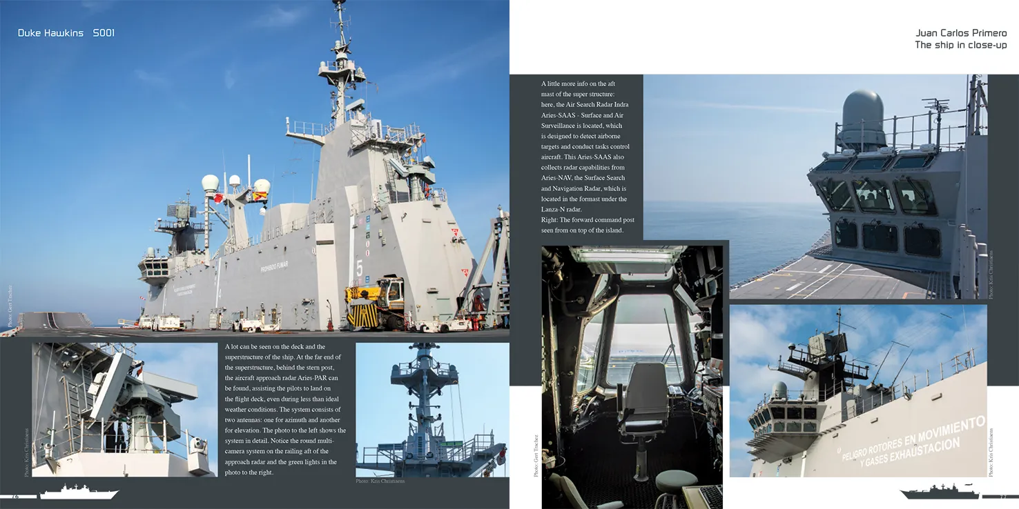 Duke Hawkins Aircraft Carrier Juan Carlos I bok hangarskip