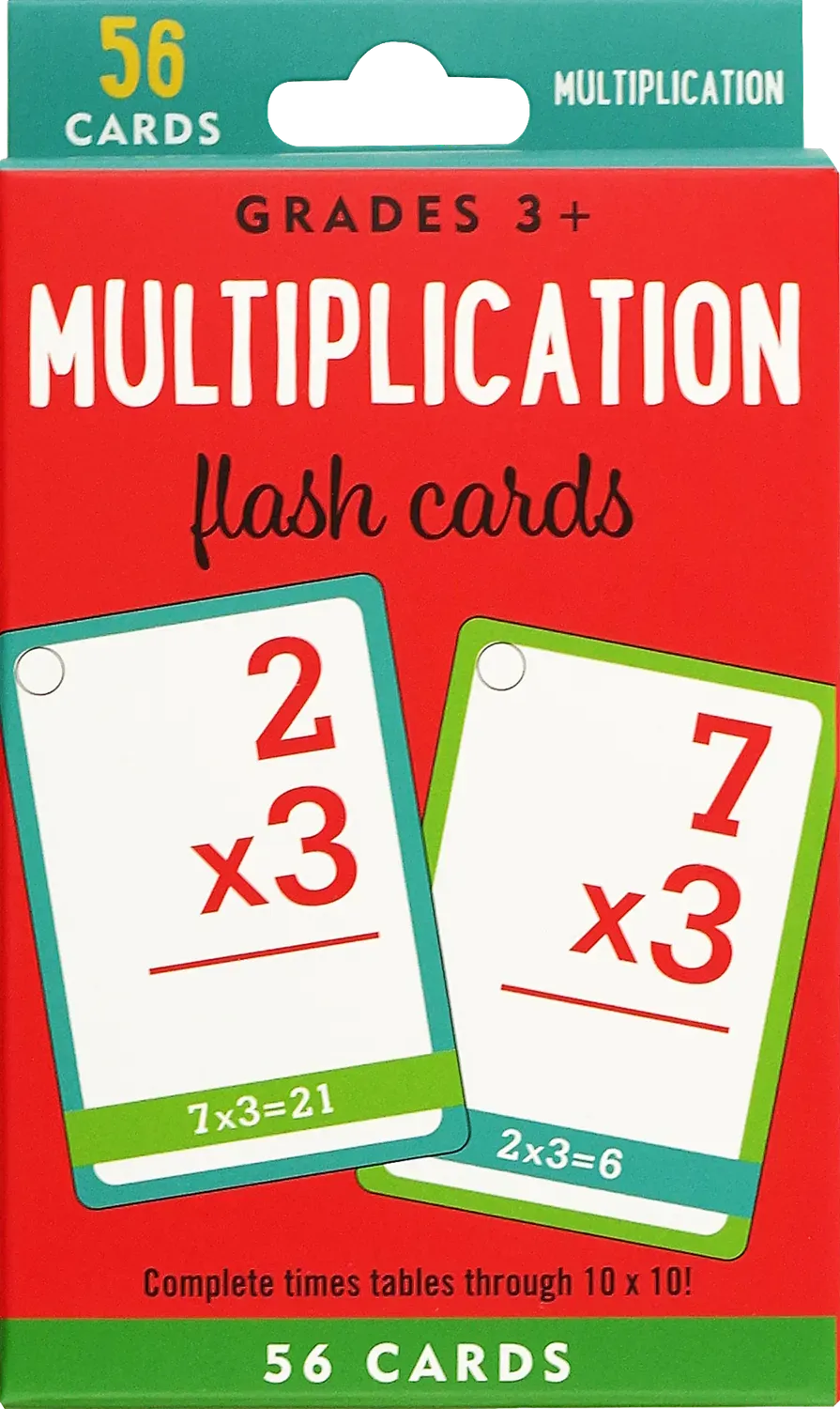 Peter Pauper Press Multiplication flash cards matte