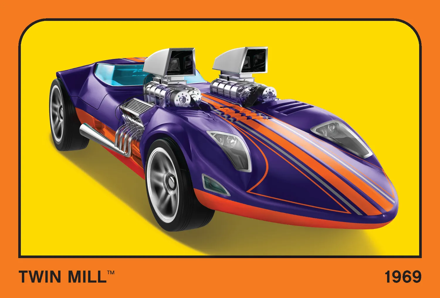 Hot Wheels Postcard Box postkort 100 stk samleboks biler