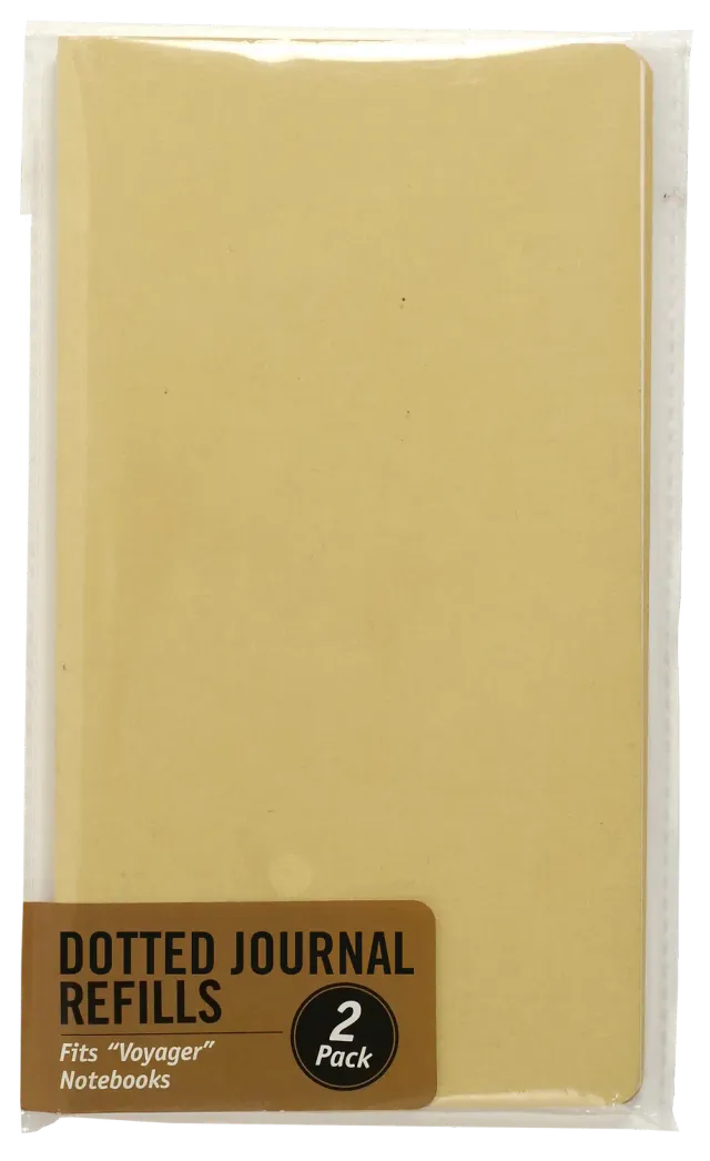 Peter Pauper Press Voyager Notebook prikket innlegg 2-pk
