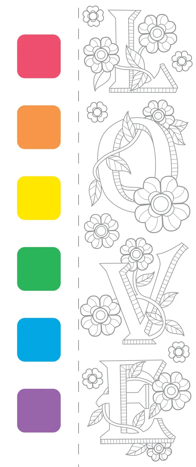 Peter Pauper Press Color Me Blessed malesett akvarell lomme