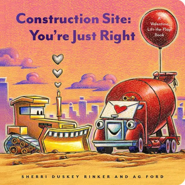 Chronicle Goodnight Construction Site You’re Just Right pappbok valentin