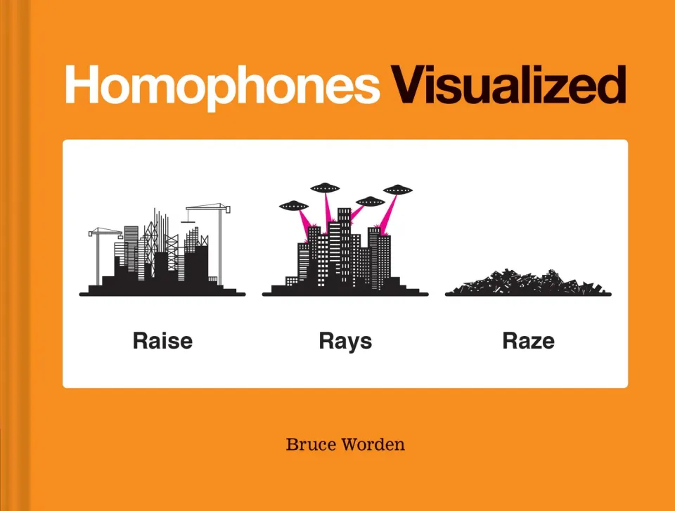 Abrams and Chronicle Homophones Visualized bok innbundet