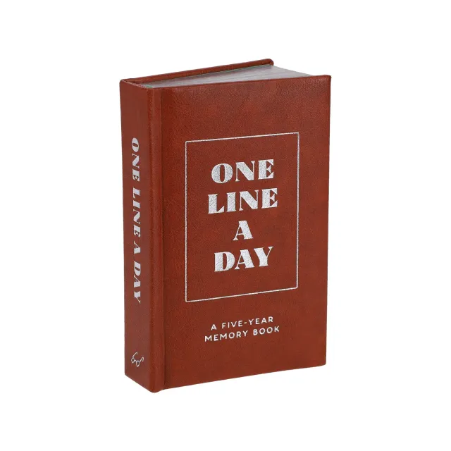 Chronicle Books Luxe One Line a Day minnebok femårs