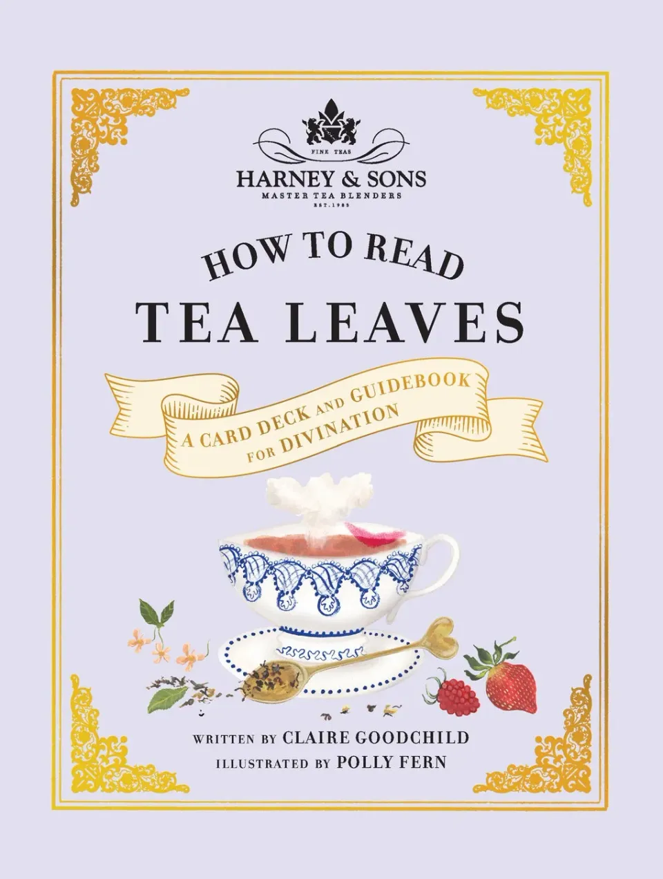 Harney & Sons How to Read Tea Leaves kortstokk guidebok