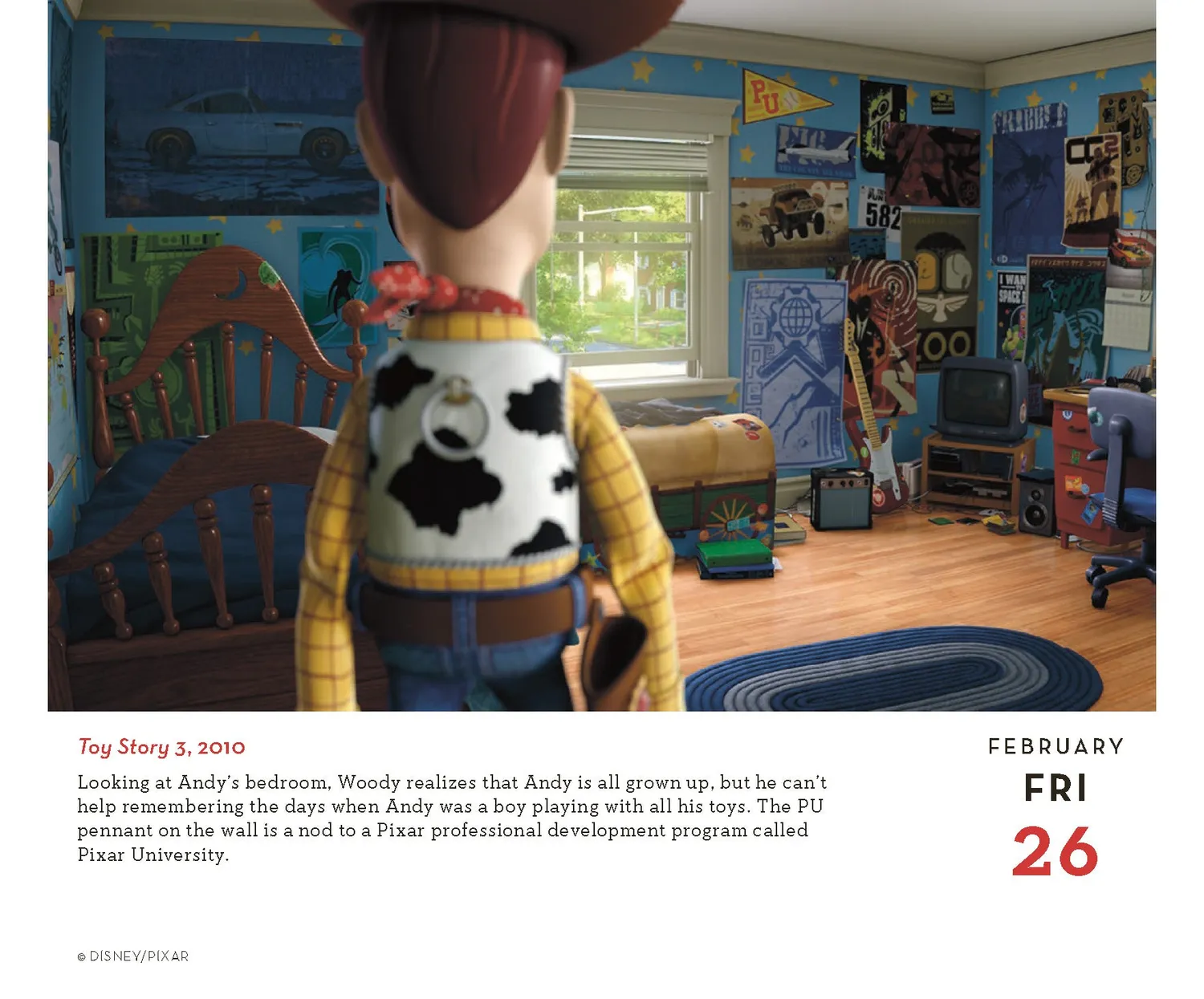 Disney A Year of Animation 2027 bordkalender riv-av