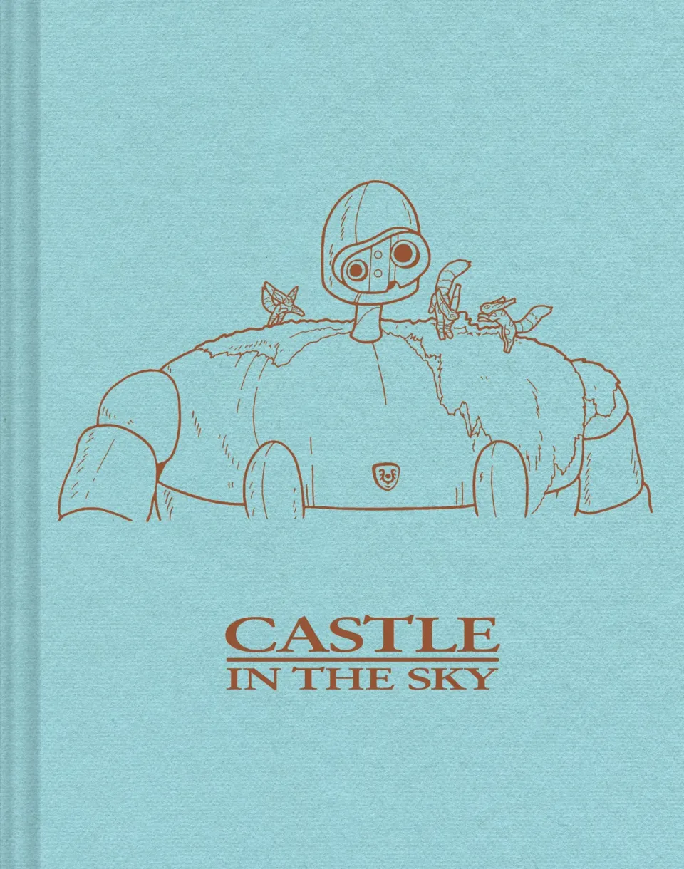Studio Ghibli Castle in the Sky skissebok stoffomslag