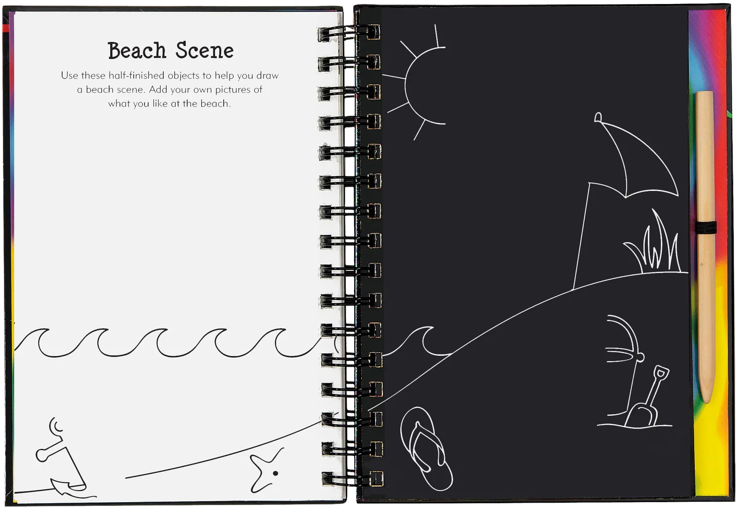 Peter Pauper Press Scratch and Sketch Ocean World skrapebok hav