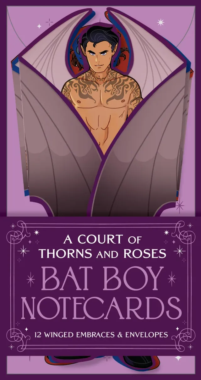 Chronicle Books A Court of Thorns and Roses Bat Boy notatkort 12 stk