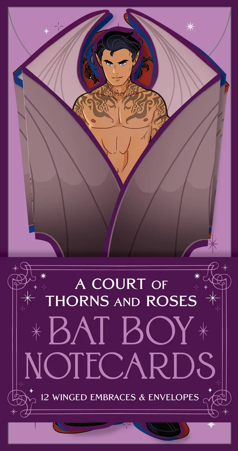 Chronicle Books A Court of Thorns and Roses Bat Boy notatkort 12 stk