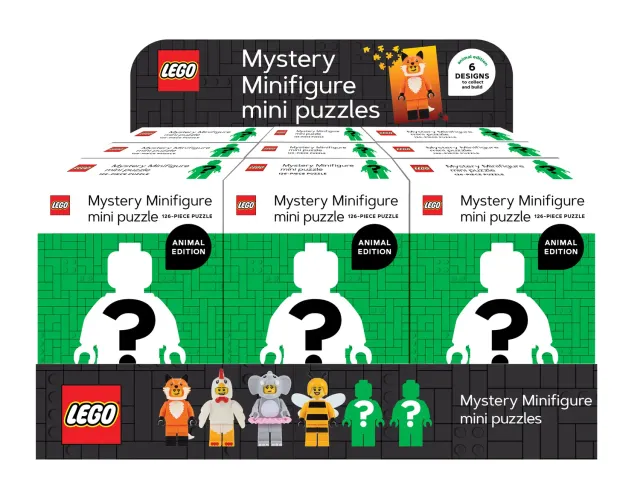 LEGO Mystery Minifigure Animal Edition puslespill 12-pakning overraskelse