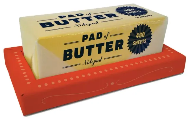 Chronicle Books Pad of Butter notatblokk smør