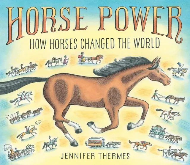 Abrams Horse Power barnebok innbundet hest historie