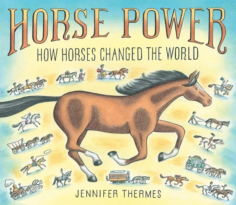 Abrams Horse Power innbundet faktabok 8–12 år hest