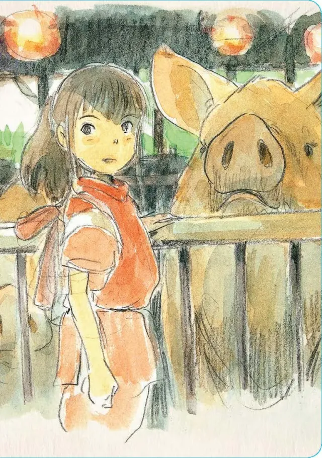Studio Ghibli Spirited Away Chihiro notatbok linjert 192 sider