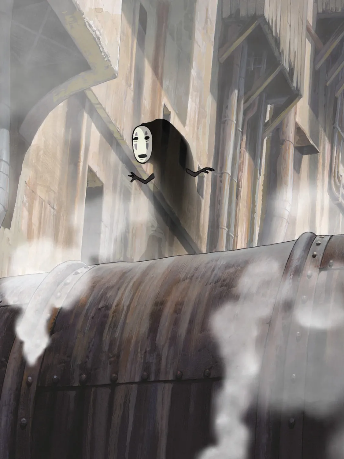 Studio Ghibli Spirited Away No Face plysjdagbok linjert