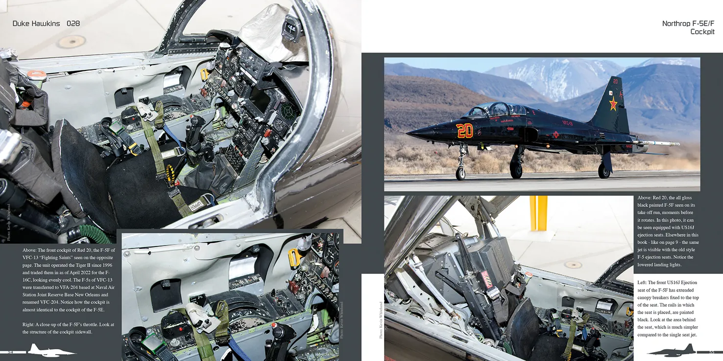 Duke Hawkins Northrop F-5 Tiger II bok modellreferanse