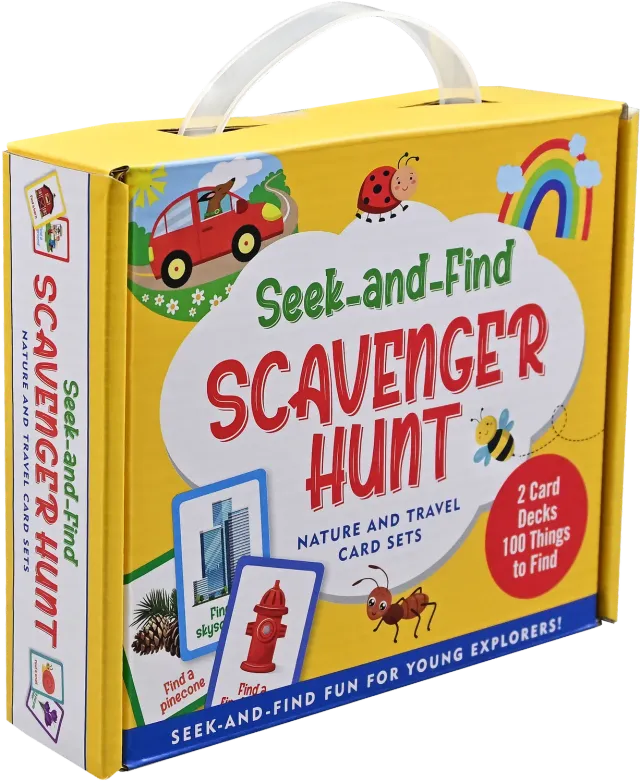 Peter Pauper Press Seek-and-Find skattejakt kortspill 2-pk