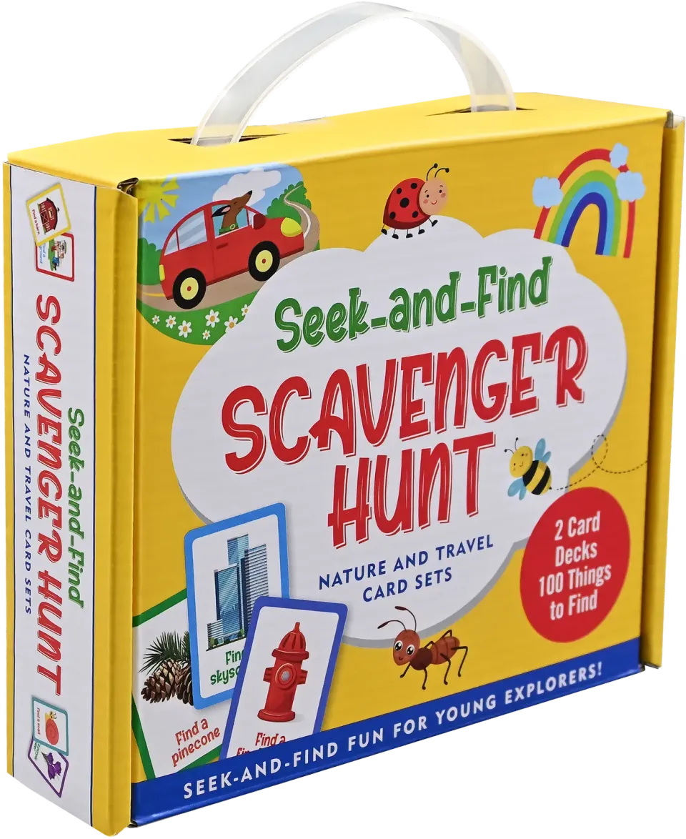 Peter Pauper Press Seek-and-Find skattejakt kortspill 2-pk