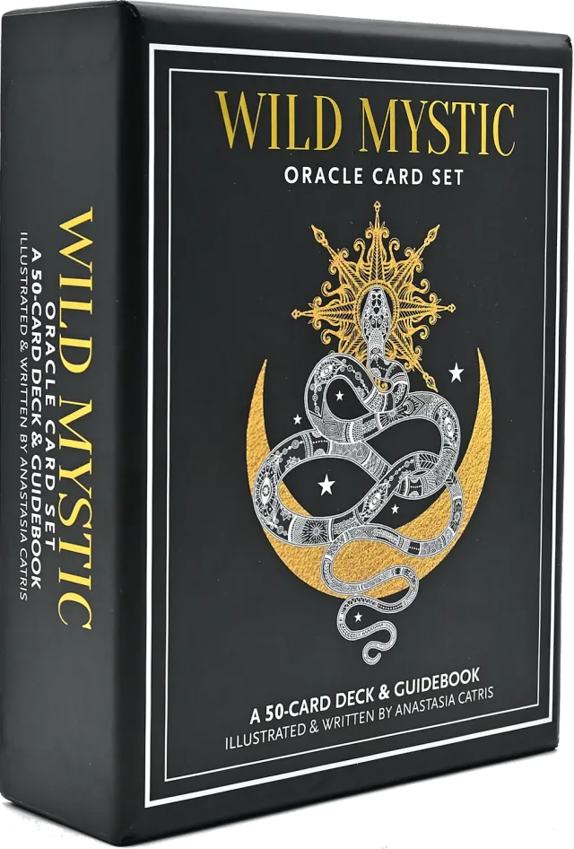 Peter Pauper Press Wild Mystic orakelkort 50 kort med bok