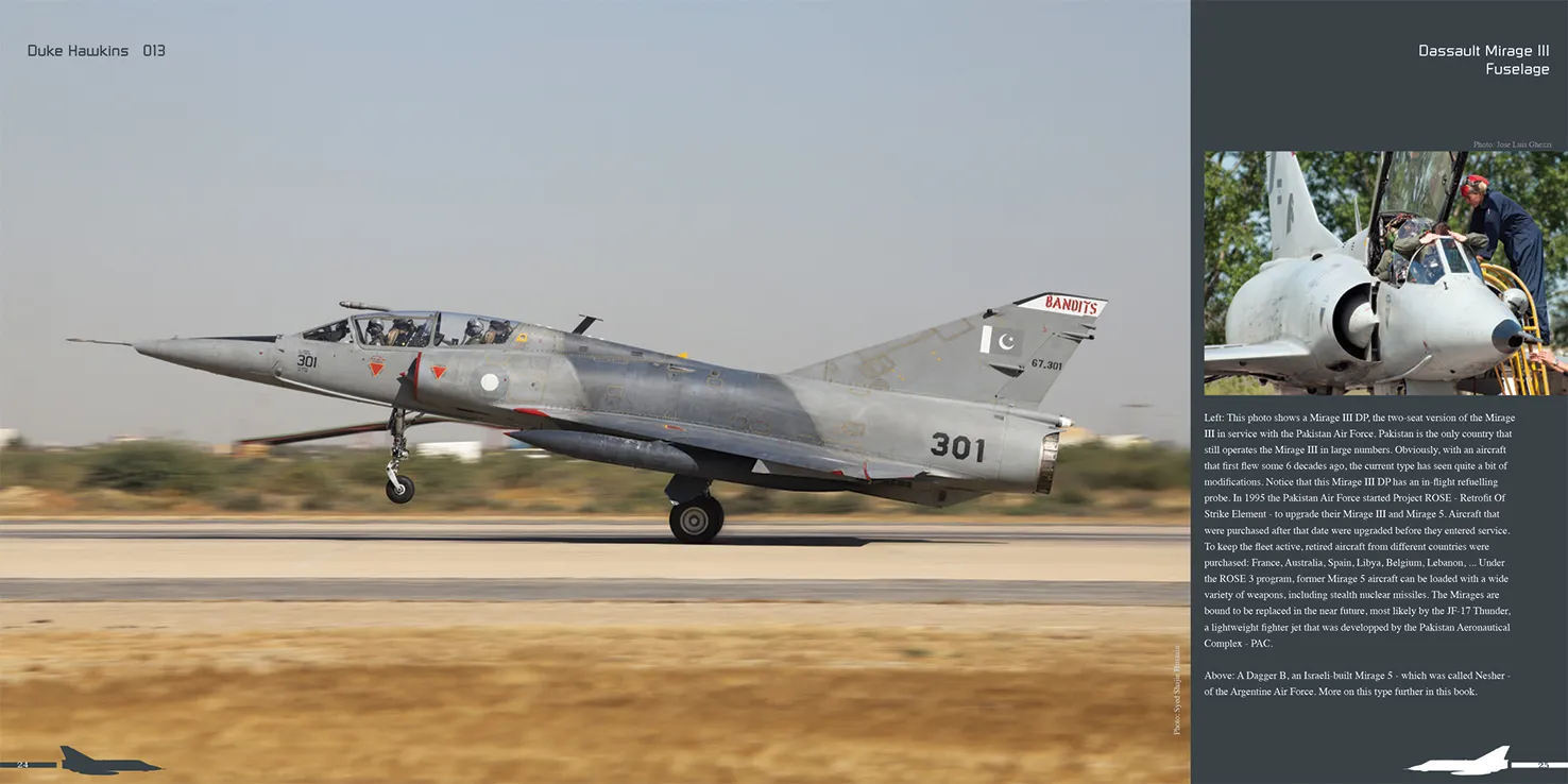 Duke Hawkins Dassault Mirage III/5/50 bok