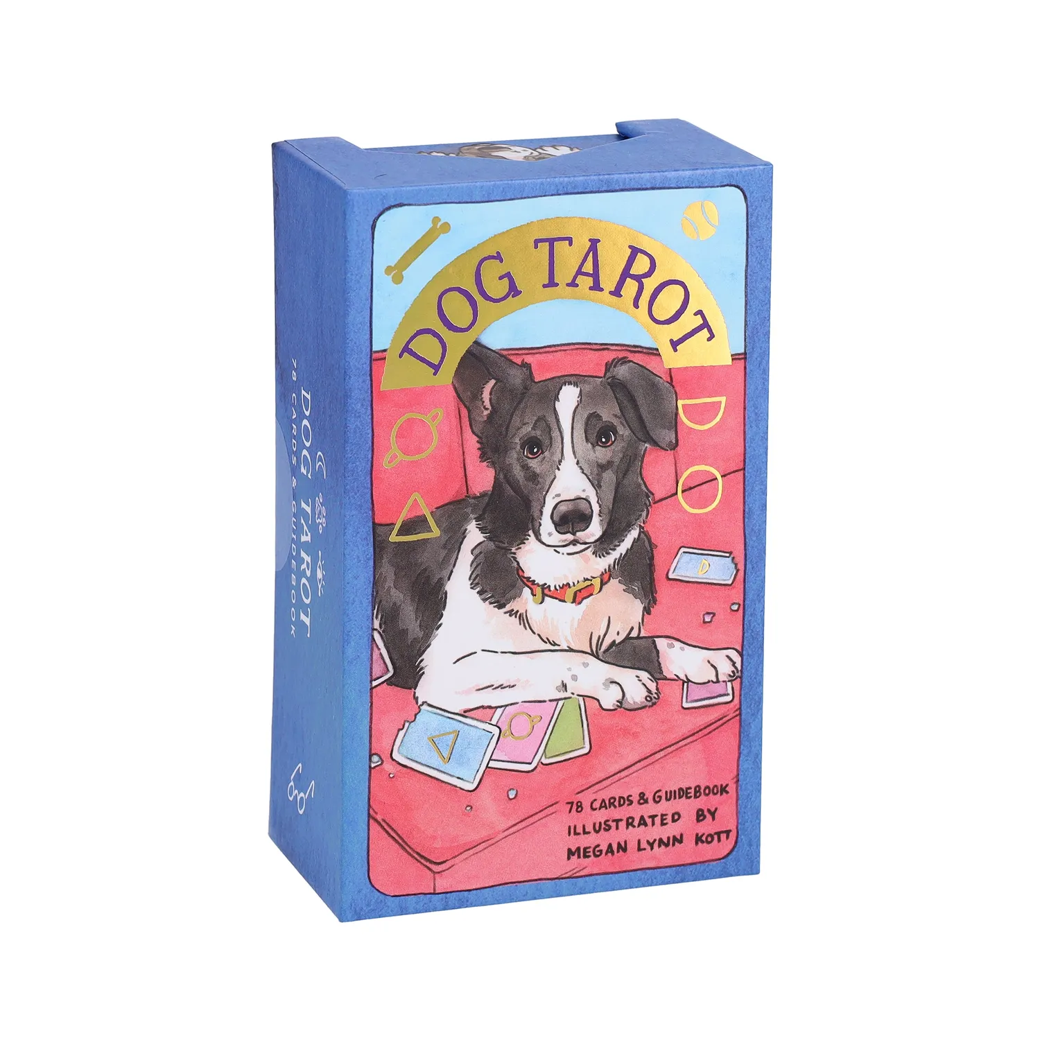 Chronicle Books Dog Tarot tarotkort – 78 kort med guidebok