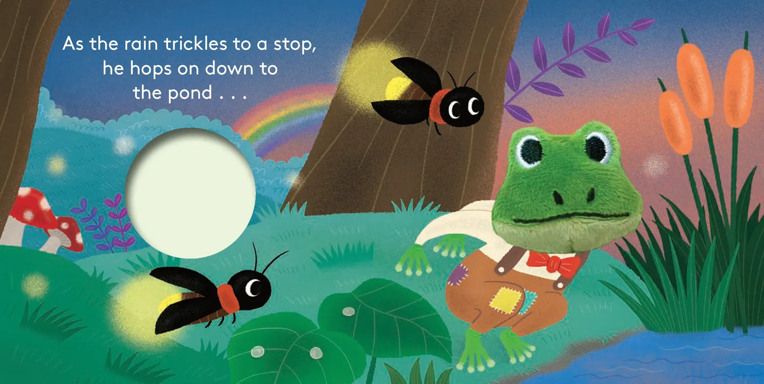 Abrams Little Cottage Frog pekebok fingerdukke baby