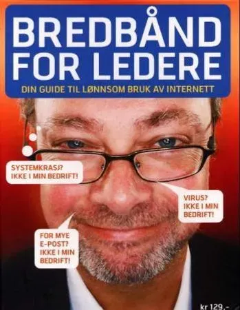 Bokia Bredbånd for ledere bok innbundet brukt