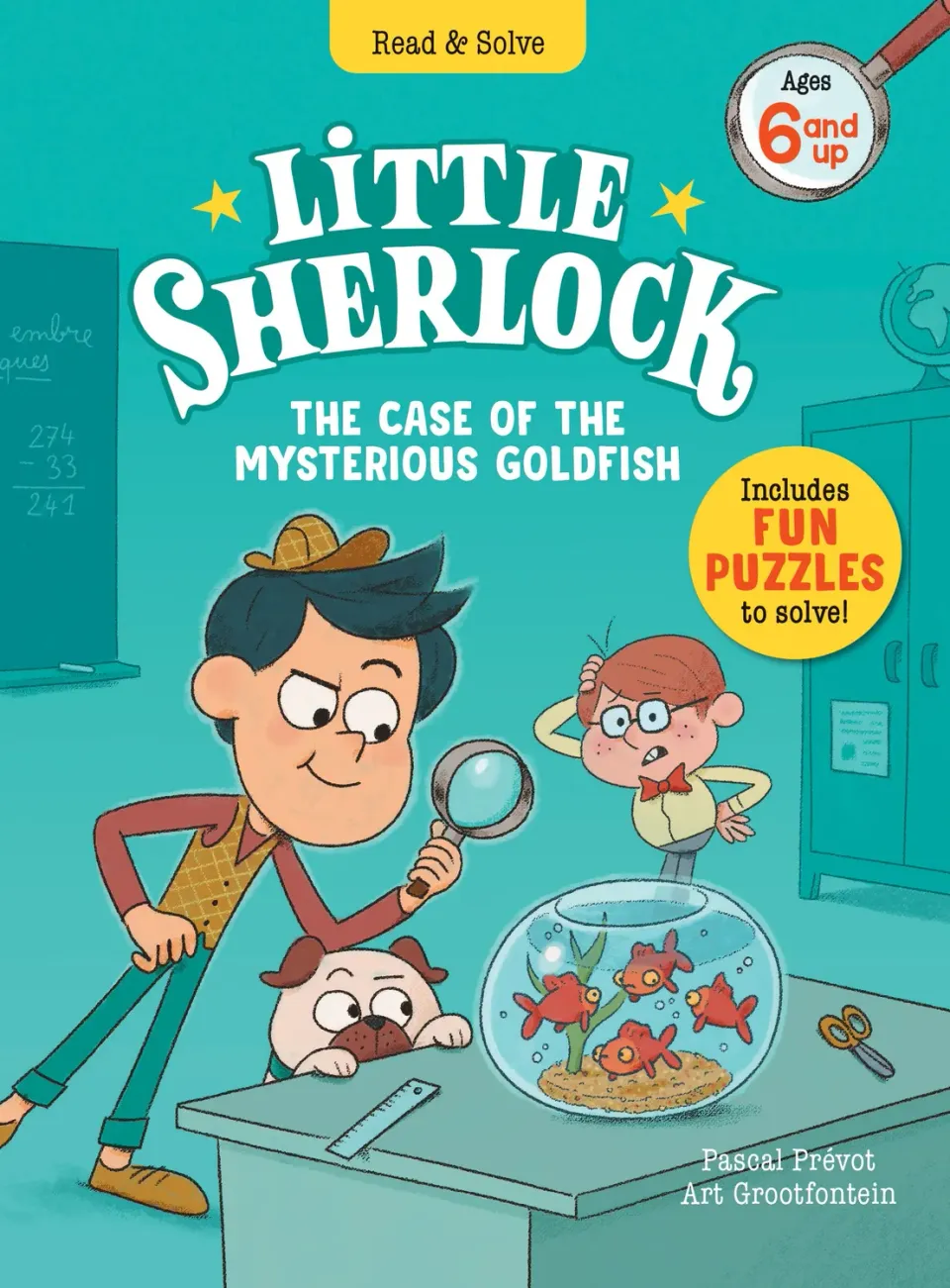 Peter Pauper Press Little Sherlock Mysterious Goldfish barnebok