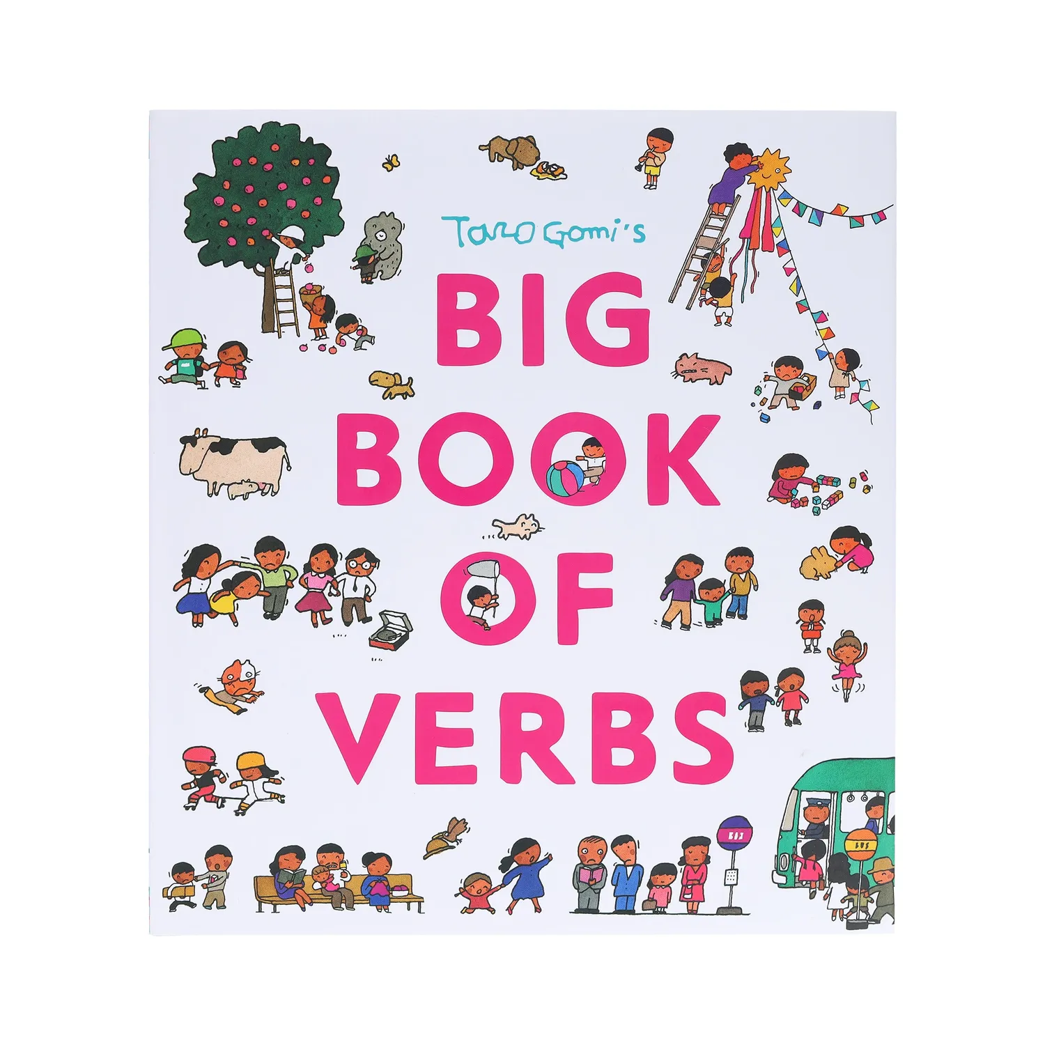 Chronicle Books Taro Gomis Big Book of Verbs barnebok innbundet 3-5 år