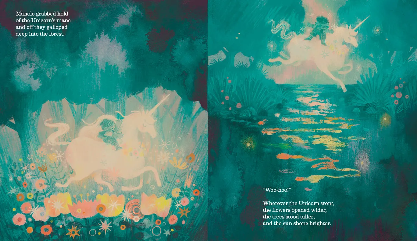 Abrams and Chronicle Manolo & the Unicorn bildebok innbundet