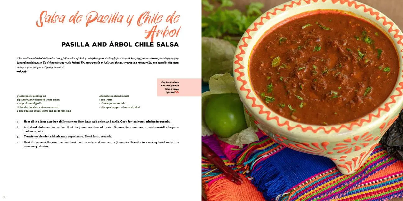 Abrams and Chronicle Spicy Salsas Moles kokebok innbundet