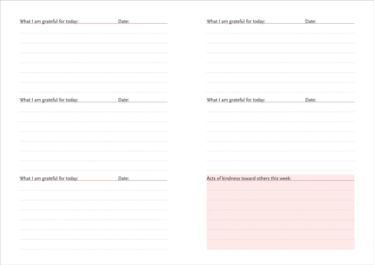 Peter Pauper Press A Daily Dose of Gratitude journal innbundet blomster
