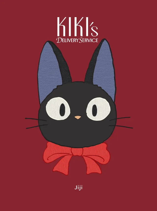 Studio Ghibli Kiki’s Delivery Service Jiji Plush notatbok linjert