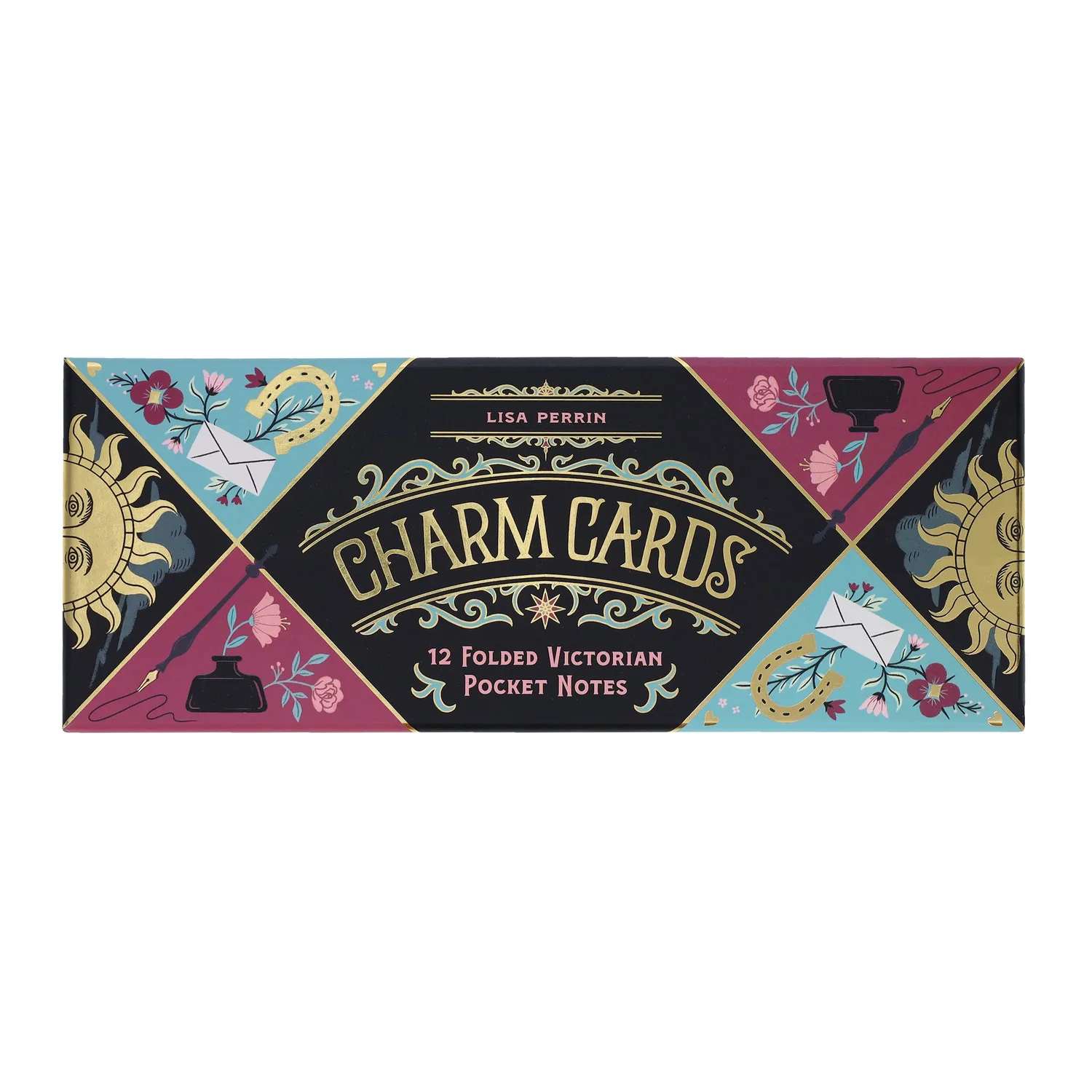 Chronicle Books Luck, Love & Dreams Charm Cards kort 12-pakn viktoriansk
