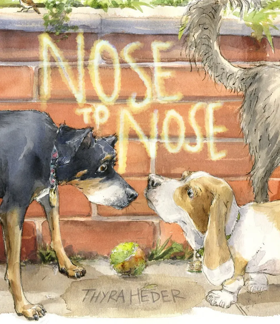 Abrams and Chronicle Nose to Nose bildebok innbundet 4–8 år