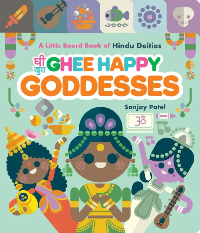 Abrams and Chronicle Ghee Happy Goddesses pappbok hindugudinner