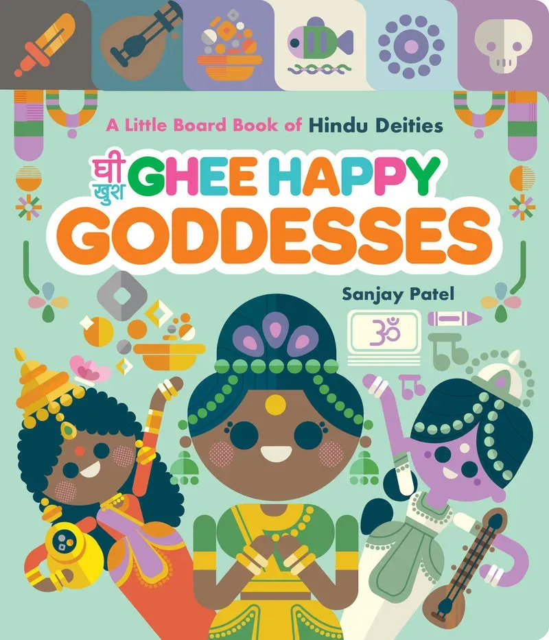 Abrams Ghee Happy Goddesses pappbok gudinner