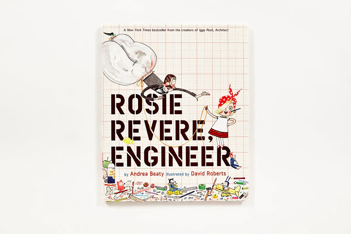 Abrams Rosie Revere Engineer bildebok innbundet barn