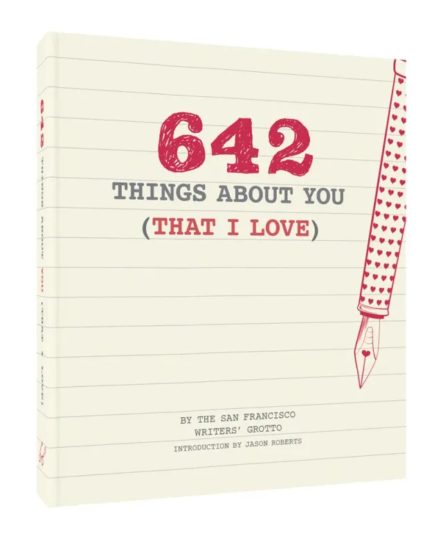 642 Things About You That I Love notatbok mini gave
