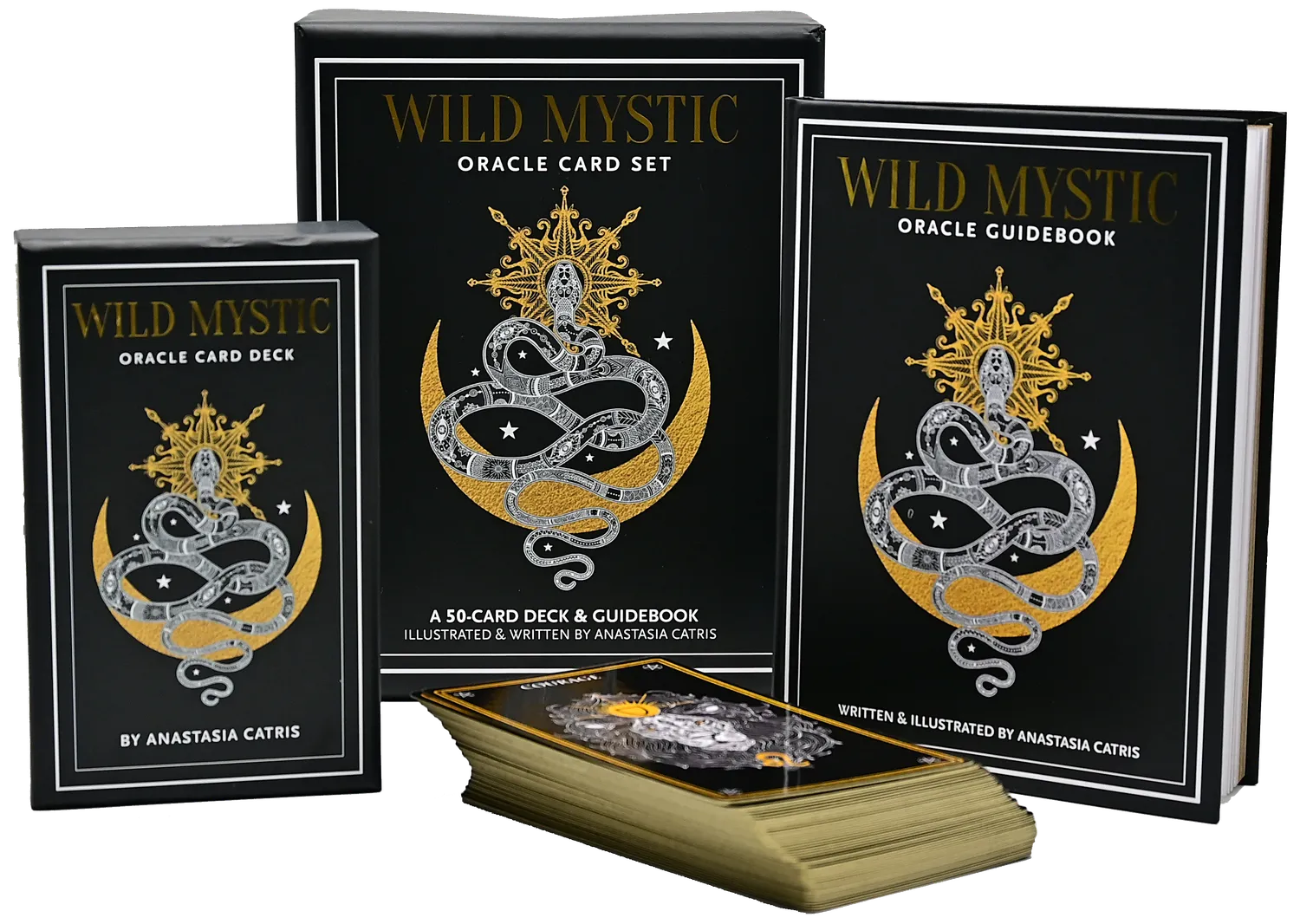 Peter Pauper Press Wild Mystic orakelkort 50 kort med bok