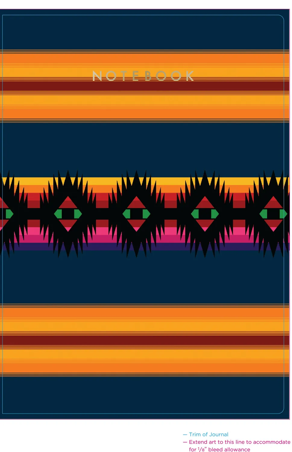 Pendleton Notebook Collection notatbok 3-pakn linjert