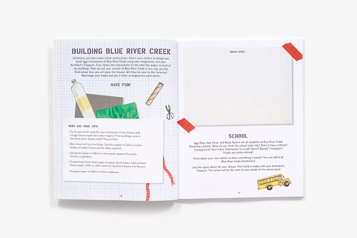 Abrams Iggy Peck Big Project Book pocketbok arkitekt STEM