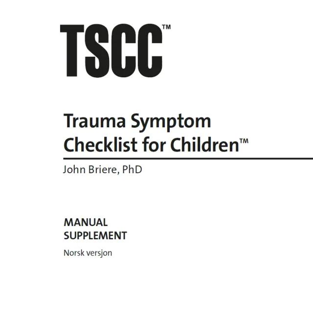 Hogrefe TSCC Trauma Symptom Checklist Children testkomplett