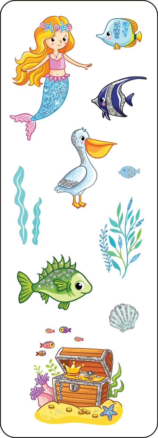 Peter Pauper Press Under the Sea klistremerker 70 stk