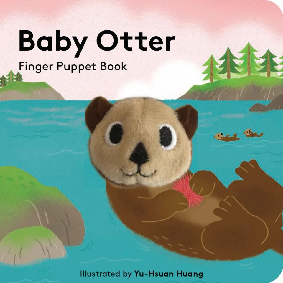 Chronicle Books Baby Otter fingerdukke barnebok