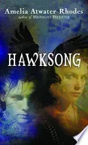 Amelia Atwater-Rhodes Hawksong bok engelsk pent brukt fantasy
