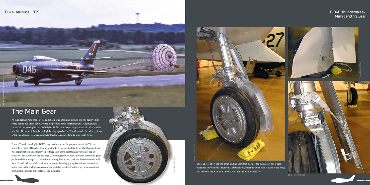 Duke Hawkins Republic F-84F Thunderstreak bok 84 sider